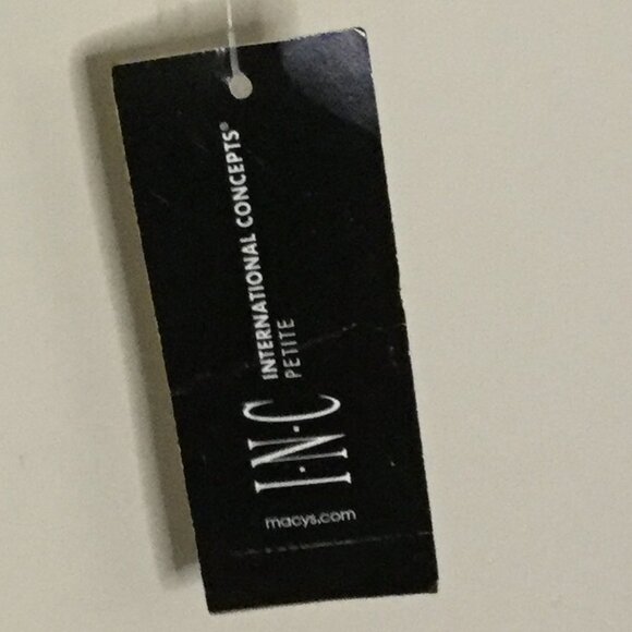 INC Black Dress with Pearls - Picture 7 of 9